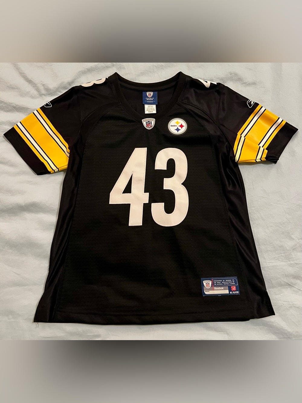 NFL Pittsburgh Steelers Troy Polamalu #43 Women's Football Jersey